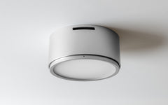 Deckenleuchte LED, Aluminium mit Diffusor, Design Peter Wigglesworth