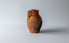 Bohnenschmortopf. teilweise glasiert, Süditalienische Keramik aus Apulien