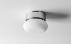 LED Decken- und Wandleuchte, Design Peter Wigglesworth, Aluminium und Glasreflektor