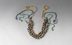 Drei Halsketten von Afra und Tobia Scarpe, Silberkugeln  poliert und leicht angelaufen.